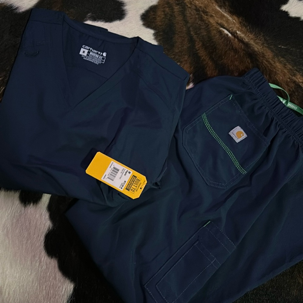 Navy Blue Carharrt Scrubs